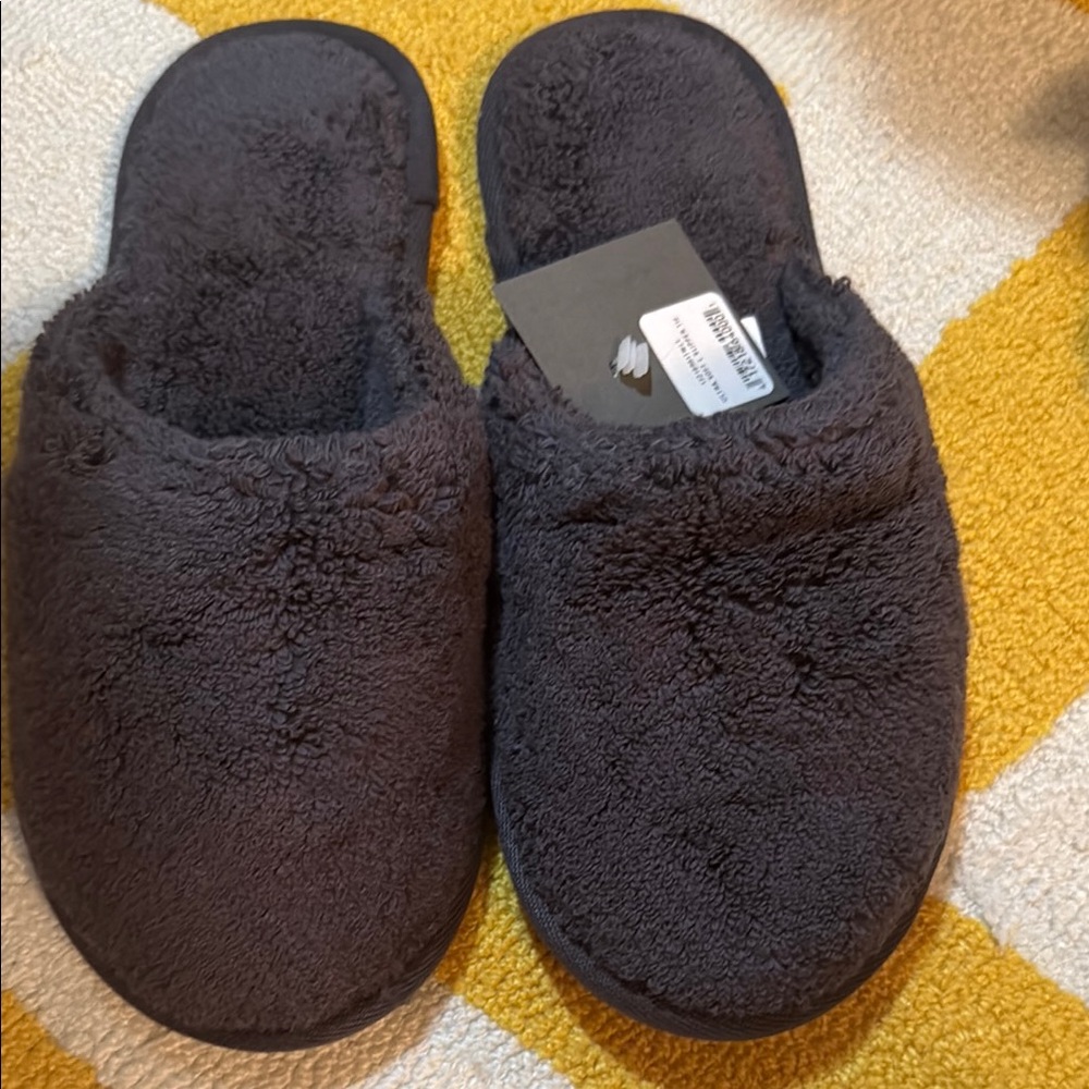 Cozy Dark Gray Slippers
